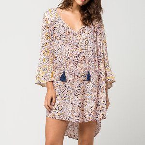 Billabong Take Me Away Paisley Tunic Dress…